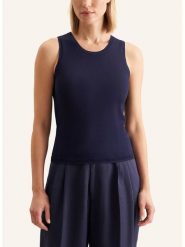 Seidensticker Top w kolorze granatowym rozmiar: M. Niebieskie topy Seidensticker, m, bez wzorów, bez kołnierzyka, bez ramiączek. Za 165.31 zł.