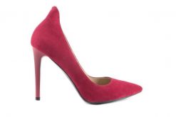 Szpilki Bayla-097 Z6890-322 Wino, Czerwony, Skóra naturalna - 37. Czerwone szpilki Bayla, bez wzorów, z lakierowanej skóry, klasyczne, bez obcasa, na szpilce, bez zapięcia. W wyprzedaży za 89.10 zł.