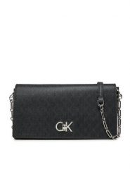 Calvin Klein Torebka Ck Convertible Mini Bag_Mono K60K613141 Czarny. Czarne listonoszki Calvin Klein, bez wzorów, ze skóry, bez dodatków. Za 279.99 zł.