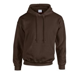 Bluza Z Kapturem Dla Dorosłych Unisex Heavy Blend. Brązowe bluzy GILDAN, m, bez wzorów, z bawełny, z kapturem. Za 84.99 zł.