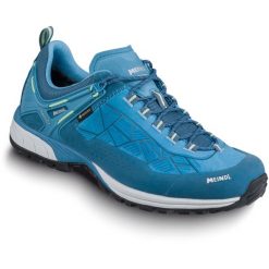 Buty turystyczne damskie Meindl Top Trail Lady z membraną Gore - Tex. Niebieskie trekkingi Meindl, z gore-texu, trekkingowe. W wyprzedaży za 649.35 zł.