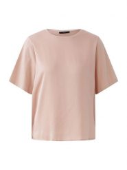 Oui Bluzka w kolorze jasnoróżowym rozmiar: 44. Różowe bluzki Oui, bez wzorów, bez kołnierzyka, bez ramiączek. Za 252.99 zł.