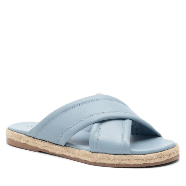 Espadryle Lasocki. Niebieskie espadryle Lasocki, bez wzorów, bez obcasa, bez zapięcia. Za 89.99 zł.