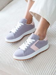 Bellucci Sneakersy w kolorze fioletowym rozmiar: 37. Różowe trampki Bellucci, bez wzorów, bez zapięcia. Za 104.99 zł.