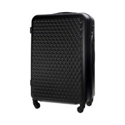 Mała walizka kabinowa 55x35x22cm ABS STL870 czarna - Czarny \ S. Czarne walizki Solier, bez wzorów, małe. Za 119.00 zł.