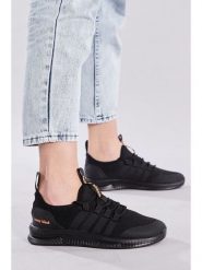 Trendyol Sneakersy w kolorze czarnym rozmiar: 43. Czarne trampki Trendyol, bez wzorów, bez zapięcia. Za 86.99 zł.