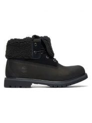 Timberland Skórzane botki w kolorze czarnym rozmiar: 39. Czarne botki Timberland, bez wzorów, z materiału, bez obcasa, bez zapięcia. Za 587.99 zł.