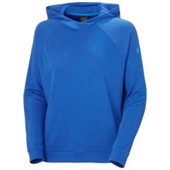 Bluza damska z kapturem Helly Hansen W Inshore. Niebieskie bluzy Helly Hansen, bez wzorów, z kapturem. Za 325.50 zł.
