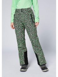 Chiemsee Spodnie narciarskie w kolorze zielono-czarno-różowym rozmiar: 38. Zielone spodnie dresowe Chiemsee, bez wzorów. Za 416.30 zł.