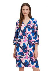 BETTY & CO Sukienka ze wzorem rozmiar: 36. Sukienki Betty & Co, na co dzień, bez wzorów, z wiskozy, bez kołnierzyka, bez ramiączek, midi, proste. Za 136.13 zł.