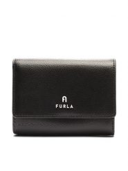 Furla Duży Portfel Damski Camelia WP00325-ARE000-O6000-1007 Czarny. Czarne portfele Furla, bez wzorów, ze skóry. Za 599.99 zł.