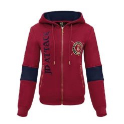 Bluza z zamkiem JD ATTACK Stefanie. Czerwone bluzy JD ATTACK, l, bez wzorów, z bawełny, bez kaptura. Za 189.00 zł.