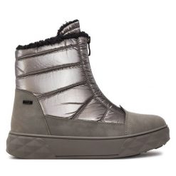 Botki Caprice. Brązowe botki Caprice, bez wzorów, bez obcasa, na płaskiej podeszwie, bez zapięcia. Za 499.99 zł.