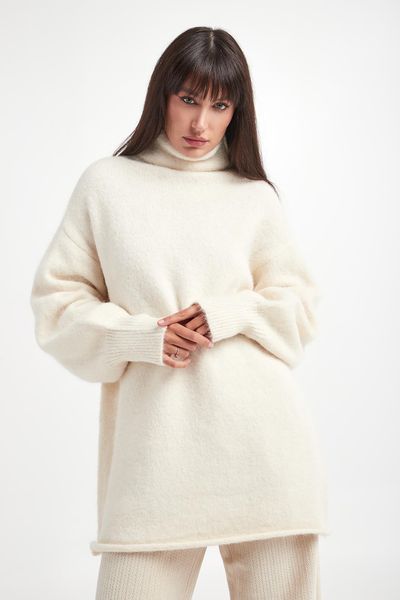 Golf damski wełniany GESTUZ. Golfy Gestuz, s, bez wzorów, z wełny, bez ramiączek. W wyprzedaży za 815.40 zł.