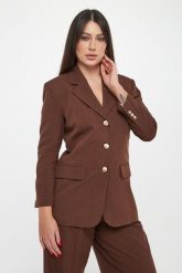 Marynarka damska z lnem MLSCACHI MARELLA SPORT. Marynarki i żakiety Marella Sport, bez wzorów, sportowe. Za 1,739.00 zł.