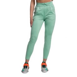 Spodnie treningowe damskie Gymshark Recess Track. Zielone spodnie dresowe Gymshark, xl, bez wzorów, na fitness i siłownię. Za 109.99 zł.