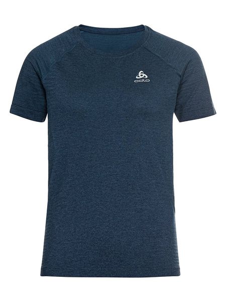 Odlo Koszulka sportowa "Essential" w kolorze granatowym rozmiar: S. Niebieskie koszulki sportowe Odlo, bez wzorów, z włókna, bez ramiączek, outdoorowe. Za 132.67 zł.