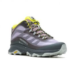 Buty trekkingowe damskie Merrell Moab Speed Mid Gtx. Trekkingi Merrell, z materiału, trekkingowe. Za 728.00 zł.
