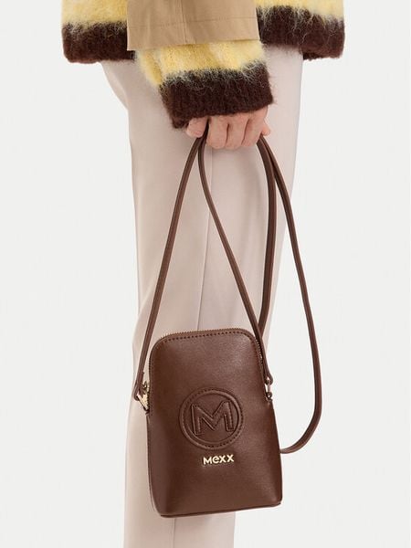 MEXX Torebka CEO-MEXX-L-008-10 Brązowy. Brązowe listonoszki Mexx, bez wzorów, ze skóry, bez dodatków. Za 119.99 zł.
