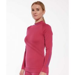 Bluza damska z wełną merino Brubeck THERMO WOOL by Pustelnik. Czerwone bielizna sportowa Brubeck, na zimę, bez wzorów, z wełny, bez kaptura. Za 243.99 zł.