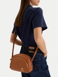 Beverly Hills Polo Club Torebka CEO-BHPC-C-013-09 Brązowy. Brązowe listonoszki Beverly Hills Polo Club, bez wzorów, z materiału, bez dodatków. Za 199.99 zł.