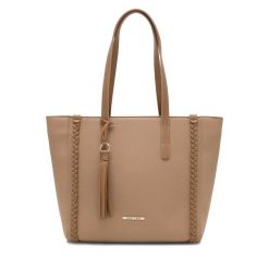 Torba Jenny Fairy. Brązowe shopper Jenny Fairy, bez wzorów, bez dodatków. Za 159.99 zł.
