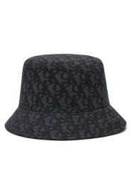 Calvin Klein Jeans Kapelusz Logo Jacquard Bucket Hat LV04K5059G Czarny. Czarne kapelusze Calvin Klein Jeans, bez wzorów, z jeansu. Za 139.99 zł.