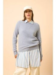 Just Cashmere Kaszmirowy sweter "Arequipa" w kolorze szarym rozmiar: XXL. Szare swetry Just Cashmere, xxl, bez wzorów, z kaszmiru, bez ramiączek. Za 761.47 zł.