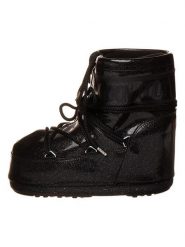 Moon Boot Botki zimowe "Icon" w kolorze czarnym rozmiar: 33-35. Czarne botki Moon Boot, na zimę, bez wzorów, z materiału, bez obcasa, bez zapięcia. Za 589.95 zł.