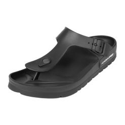 Japonki AQUA-SPEED Monaco. Czarne klapki Aqua-Speed, bez wzorów, bez obcasa. Za 59.99 zł.