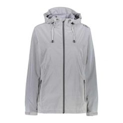 Kurtka przeciwdeszczowa damska z kapturem CMP. Szare kurtki sportowe CMP, xs, bez wzorów, z kapturem, trekkingowe. Za 308.00 zł.