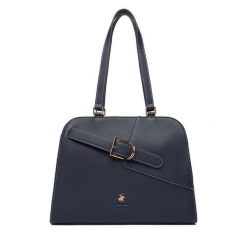 Torebka Beverly Hills Polo Club. Niebieskie torebki klasyczne Beverly Hills Polo Club, bez wzorów, bez dodatków. Za 219.99 zł.