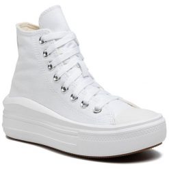 Trampki Converse. Białe trampki Converse, bez wzorów, bez zapięcia. Za 419.99 zł.