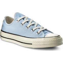 Trampki CONVERSE - Ctas 70 Ox 159624C Blue Chill/Black/Egret. Niebieskie trampki Converse, bez wzorów, z gumy, bez zapięcia. W wyprzedaży za 249.00 zł.
