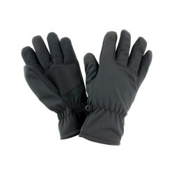 Zimowe Rękawiczki Termiczne Softshell Unisex. Czarne rękawiczki RESULT, bez wzorów, z softshellu, sportowe. Za 78.99 zł.
