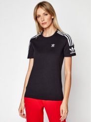 Adidas T-Shirt Lock Up ED7530 Czarny Regular Fit. Czarne t-shirty Adidas, bez wzorów, z bawełny, bez kołnierzyka, bez ramiączek. Za 79.99 zł.