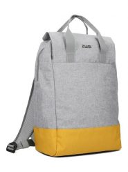 Zwei Plecak "Benno BE160" w kolorze szaro-żółtym - 30 x 42 x 17 cm rozmiar: onesize. Szare plecaki Zwei, bez wzorów, z materiału. Za 204.48 zł.