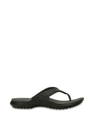 Crocs Japonki "Modi" w kolorze czarnym rozmiar: 36/37. Czarne klapki Crocs, bez wzorów, bez obcasa. Za 83.62 zł.