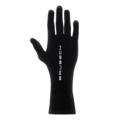 Rękawiczki merino unisex Brubeck. Czarne rękawiczki Brubeck, bez wzorów, z elastanu, sportowe. Za 139.99 zł.