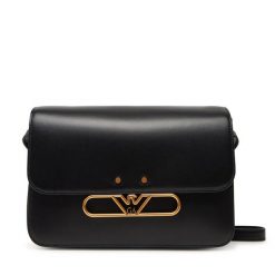 Torebka Emporio Armani. Czarne listonoszki Emporio Armani, bez wzorów, bez dodatków. Za 1,319.00 zł.