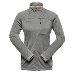 Bluza damska turystyczna szybkoschnąca Alpine Pro Onneca 3. Zielone bluzy Alpine Pro, bez wzorów, bez kaptura. W wyprzedaży za 299.00 zł.