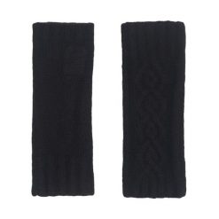 Rękawiczki Damskie Jenny Fairy. Czarne rękawiczki Jenny Fairy, bez wzorów, z dzianiny. Za 49.99 zł.