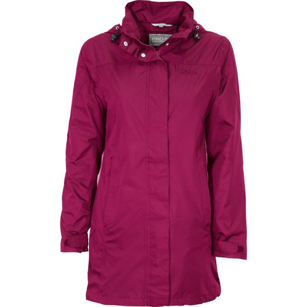 Płaszcz damski Pro-X Elements Jenna. Czerwone płaszcze PRO-X ELEMENTS, bez wzorów, z materiału, bez kaptura. Za 488.50 zł.