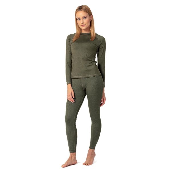 Legginsy termoaktywne trekkingowe damskie Tagart California Lady olive. Zielone bielizna sportowa tagart, xl, bez wzorów. Za 209.00 zł.
