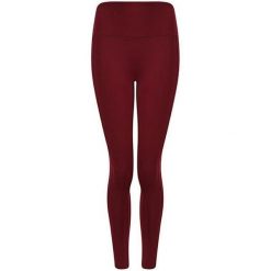 Legginsy Damskie Z Wysokimi Stanami Core. Brązowe legginsy TOMBO, bez wzorów, z podwyższonym stanem. Za 152.99 zł.
