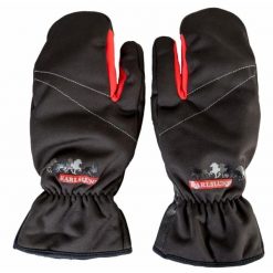 Rękawice narciarskie Karlslund Lux. Czarne rękawiczki KARLSLUND, bez wzorów, ze skóry. Za 237.00 zł.