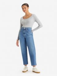 Levi's Dżinsy - Comfort fit - w kolorze niebieskim rozmiar: W34/29. Niebieskie jeansy Levi's®, s, z aplikacjami, z podwyższonym stanem. Za 110.04 zł.