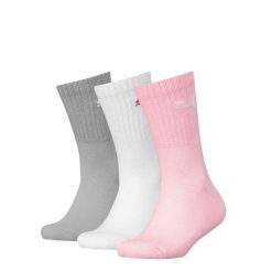 Puma Skarpety Sport Junior 3-Pack 90795805. Białe skarpety Puma, bez wzorów. Za 39.99 zł.