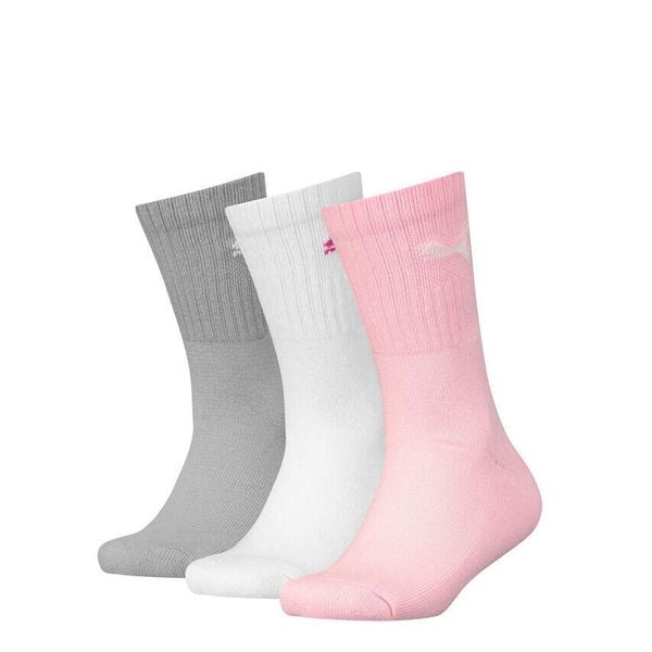 Puma Skarpety Sport Junior 3-Pack 90795805. Białe skarpety Puma, bez wzorów. Za 39.99 zł.