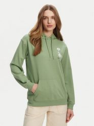 Roxy Bluza ERJFT04952 Zielony Regular Fit. Zielone bluzy Roxy, m, bez wzorów, z bawełny, bez kaptura. Za 179.99 zł.